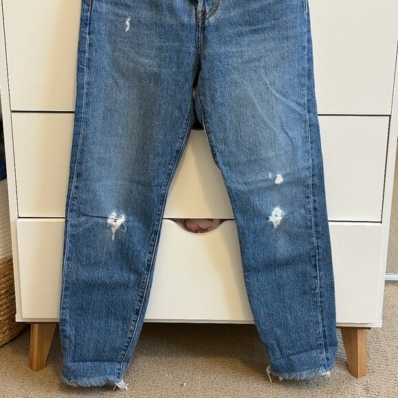 Levi's 501 Wedgie Jean (Medium/Dark Wash) - Picture 2 of 4